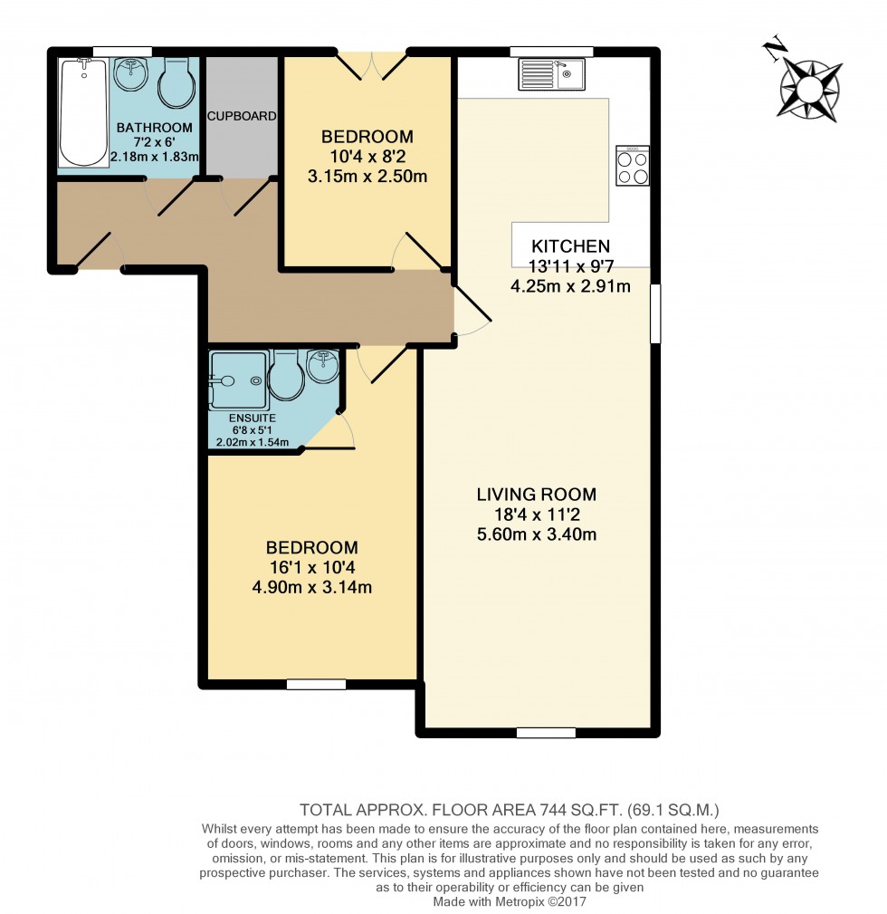 Floorplan for Bolton Road, Aspull, WN2 1XF