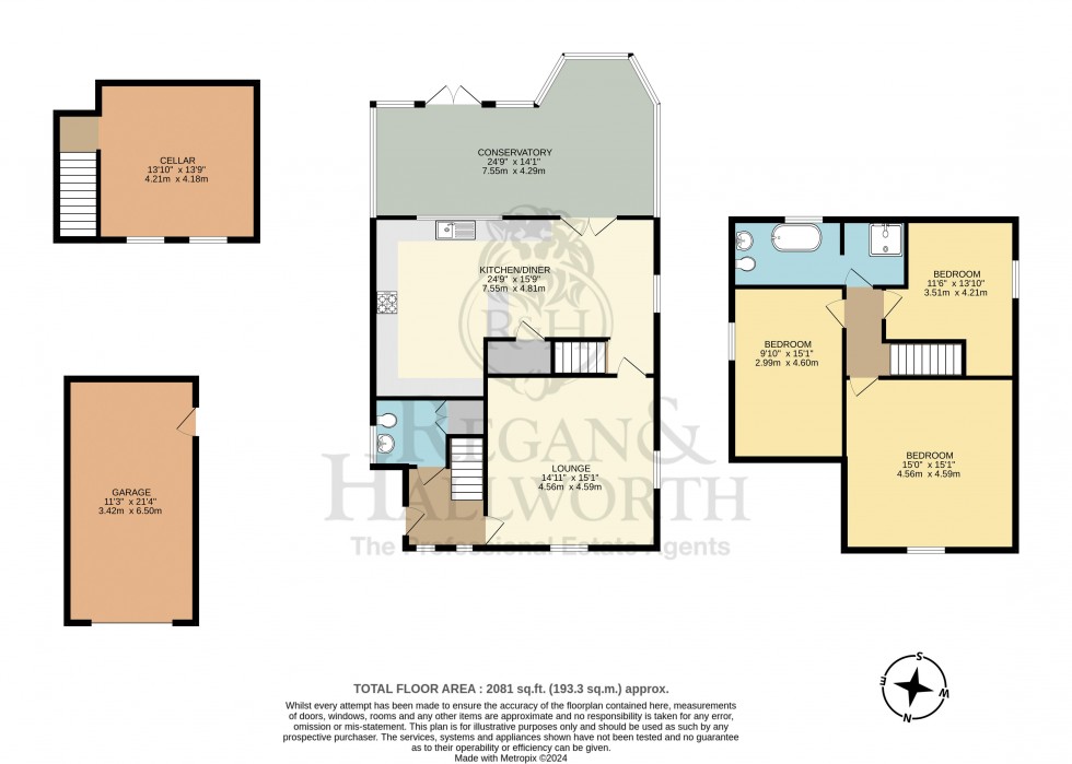 Floorplan for Marsh Brook Cottage, Westhoughton, BL5 2DH