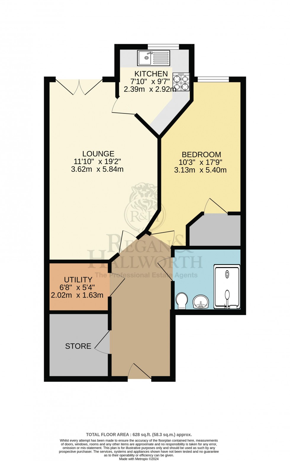 Floorplan for Wellington Place, Standish, WN6 0FH