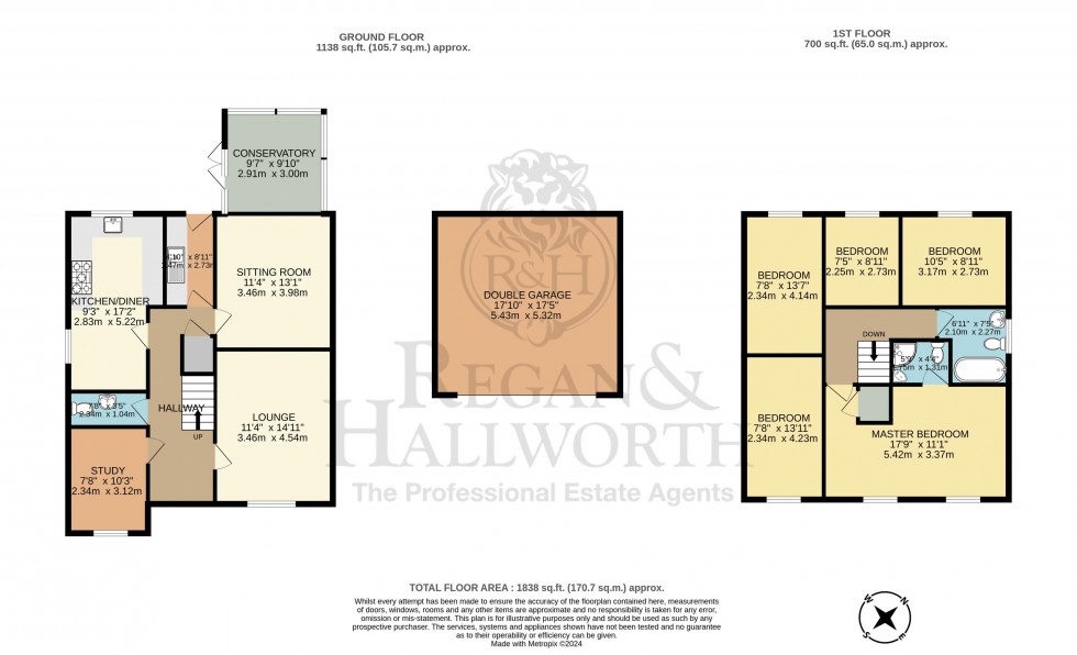 Floorplan for Spelding Drive, Standish Lower Ground, WN6 8LW