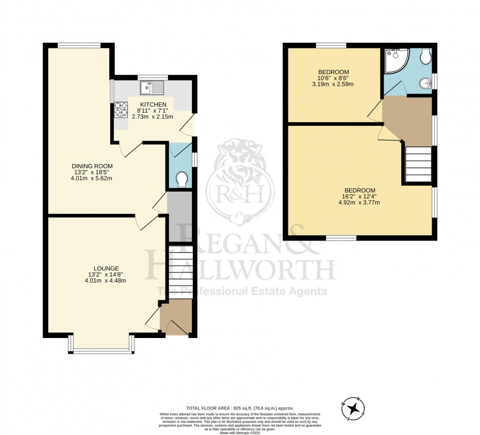 Floorplan for Pepper Lane, Standish, WN6 0PT