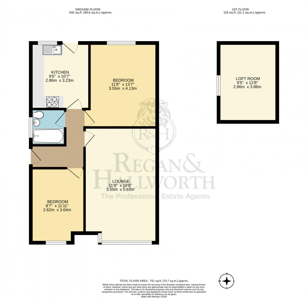 Floorplan for The Oval, Shevington, WN6 8EN