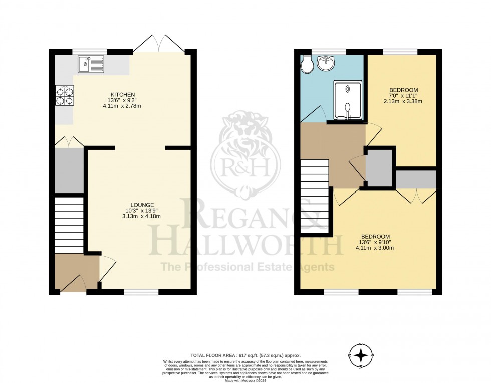 Floorplan for James Place, Standish, WN6 0JA