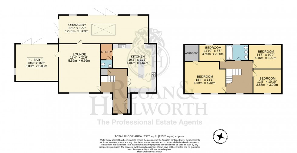 Floorplan for Diggers Barn, Ferny Knoll Road, Rainford, WA11 7TL