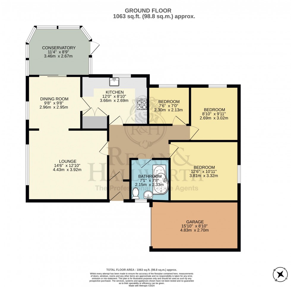 Floorplan for Kingfisher Park, Skelmersdale, WN8 6XS