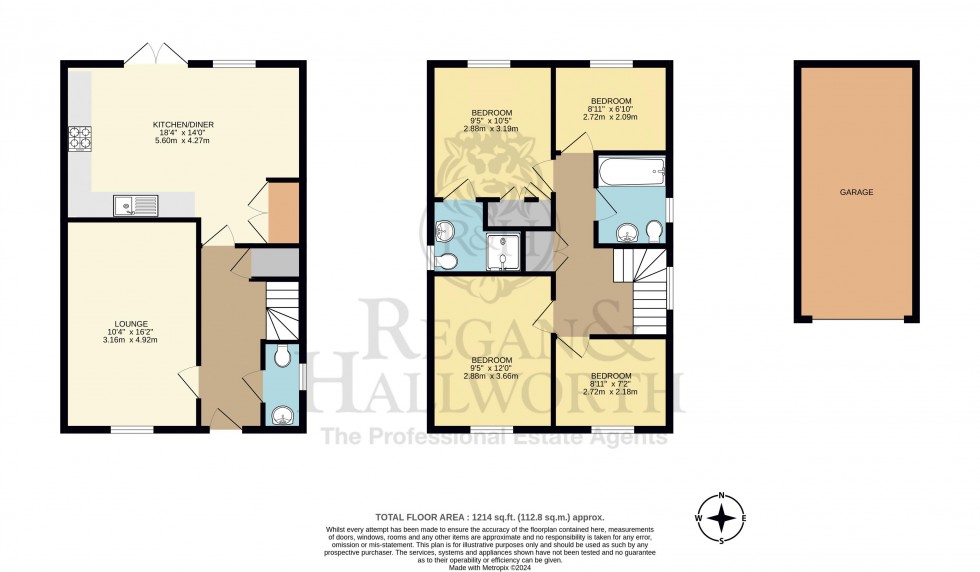 Floorplan for Thornycroft Mews, Midge Hall, Leyland, PR26 7BT