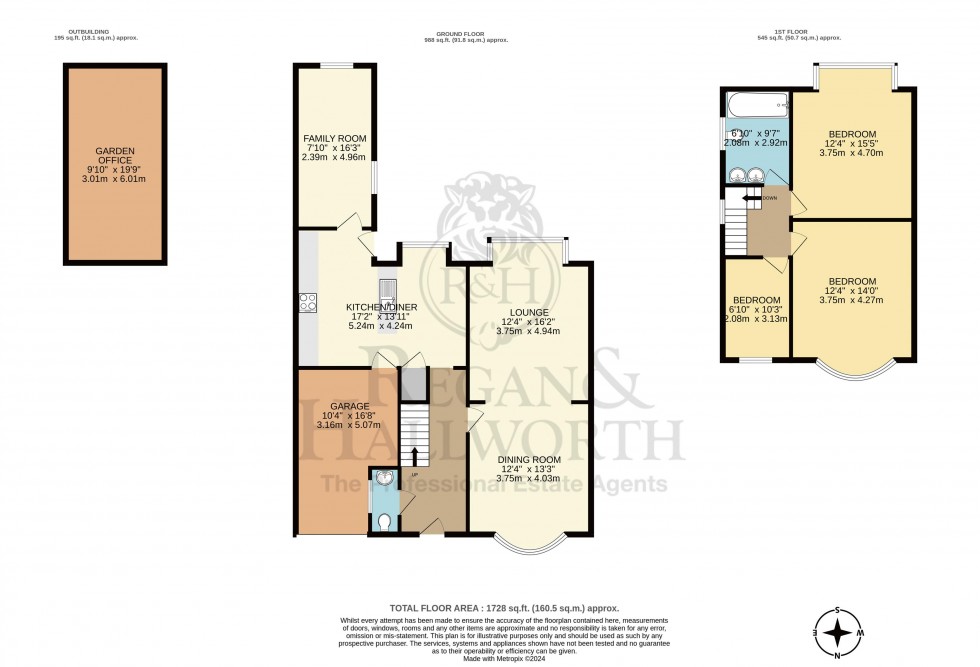 Floorplan for Spencer Road, Whitley, WN1 2QR