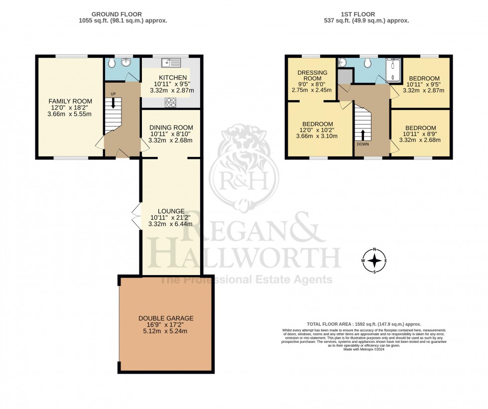 Floorplan for Pine Close, Newburgh, WN8 7LD