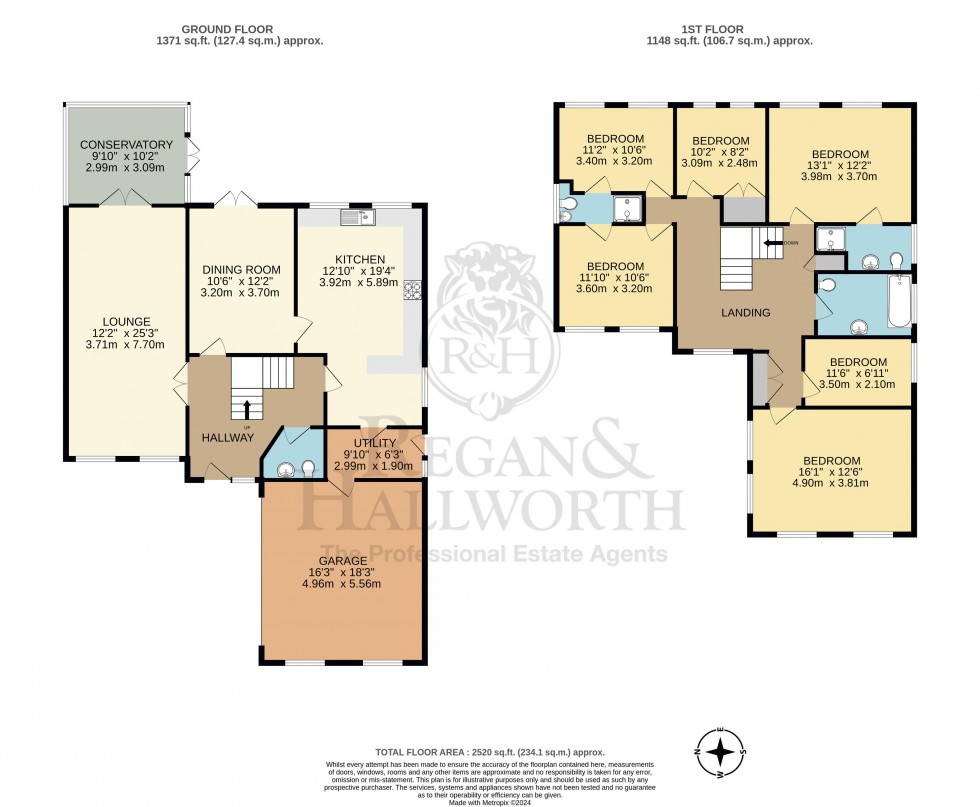 Floorplan for Fountain Park, Westhoughton, BL5 2AP