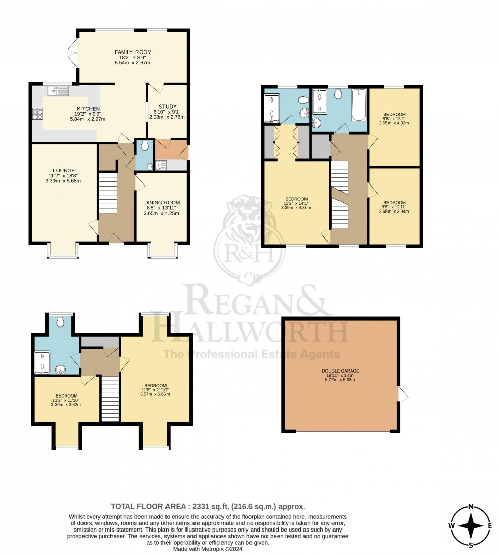 Floorplan for Mottram Rise, Eccleston, WA10 5QZ