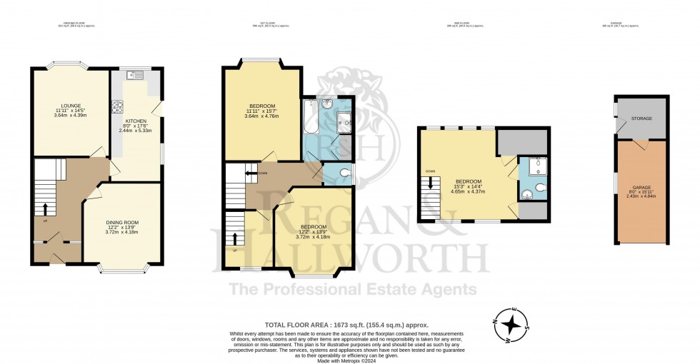 Floorplan for Wigan Lane, Whitley, WN1 2QY