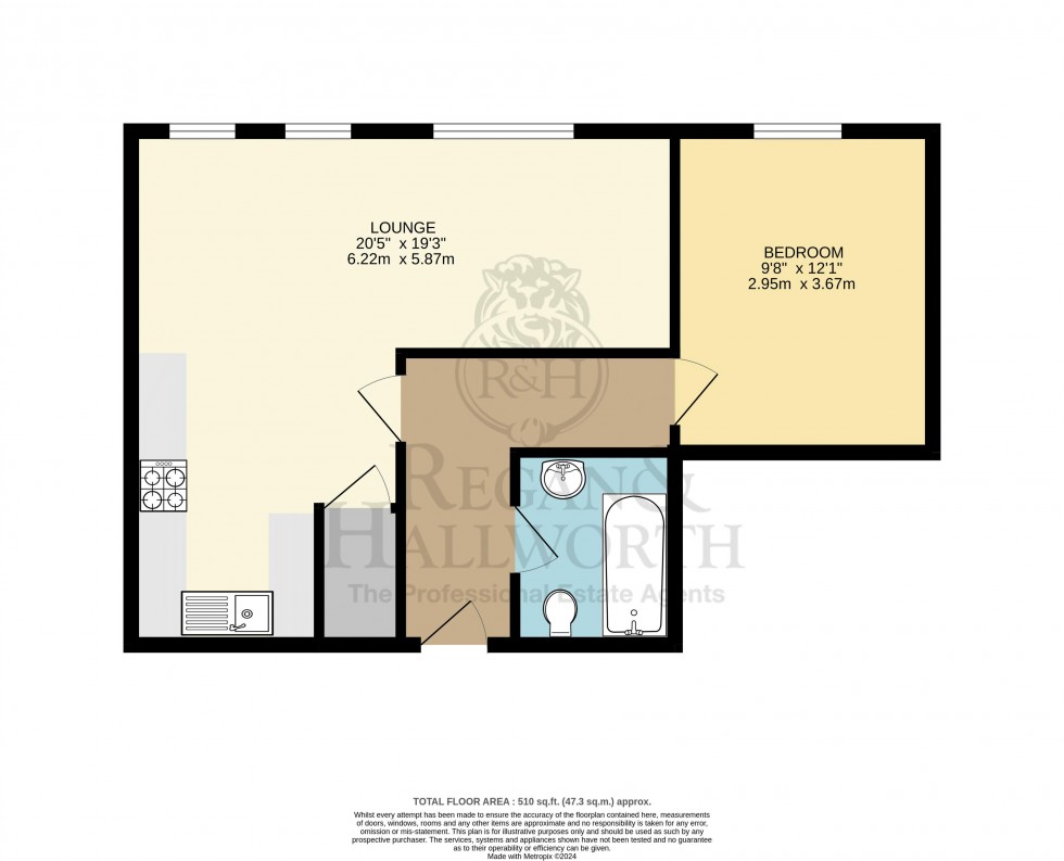 Floorplan for Standishgate, Wigan, WN1 1BP