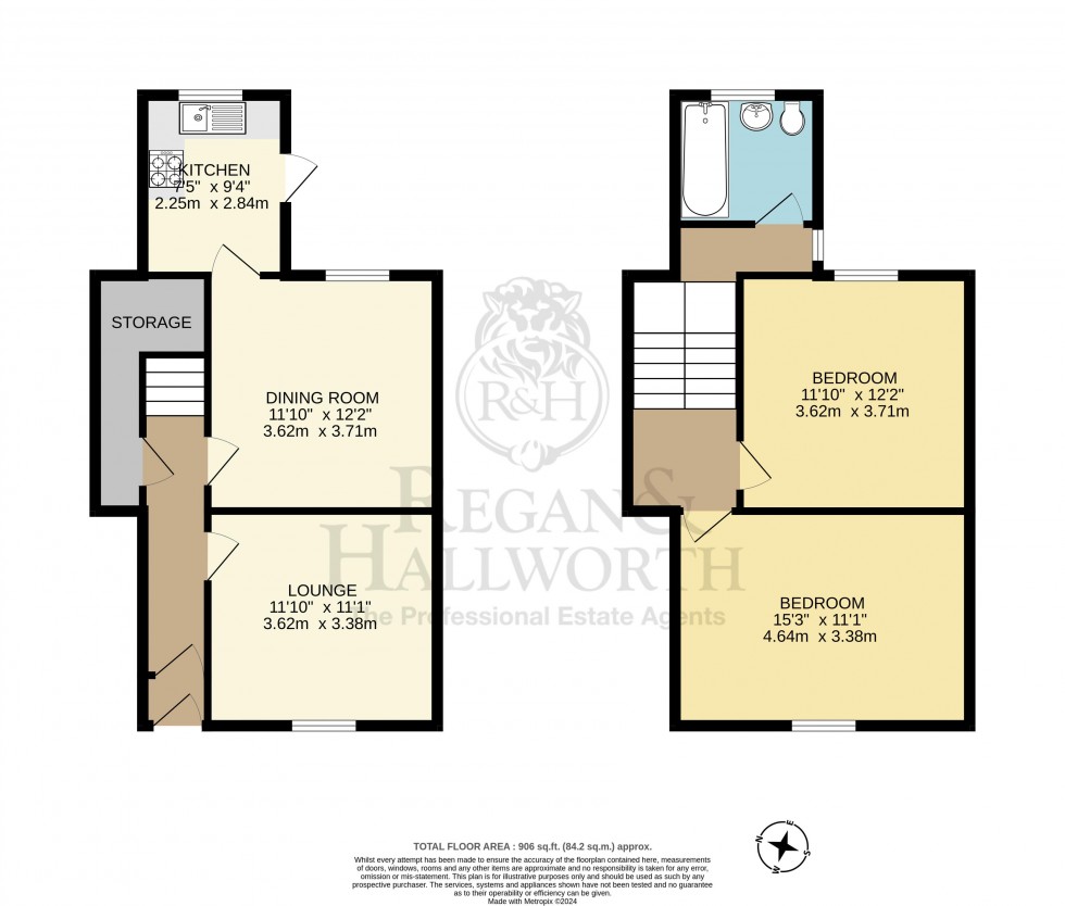 Floorplan for Wigan Road, Standish, WN6 0BG