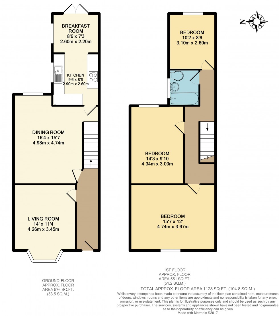 Floorplan for Barnsley Street, Springfield, WN6 7HA