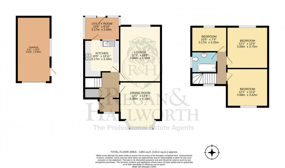 Floorplan for Gathurst Road, Orrell, WN5 8QJ