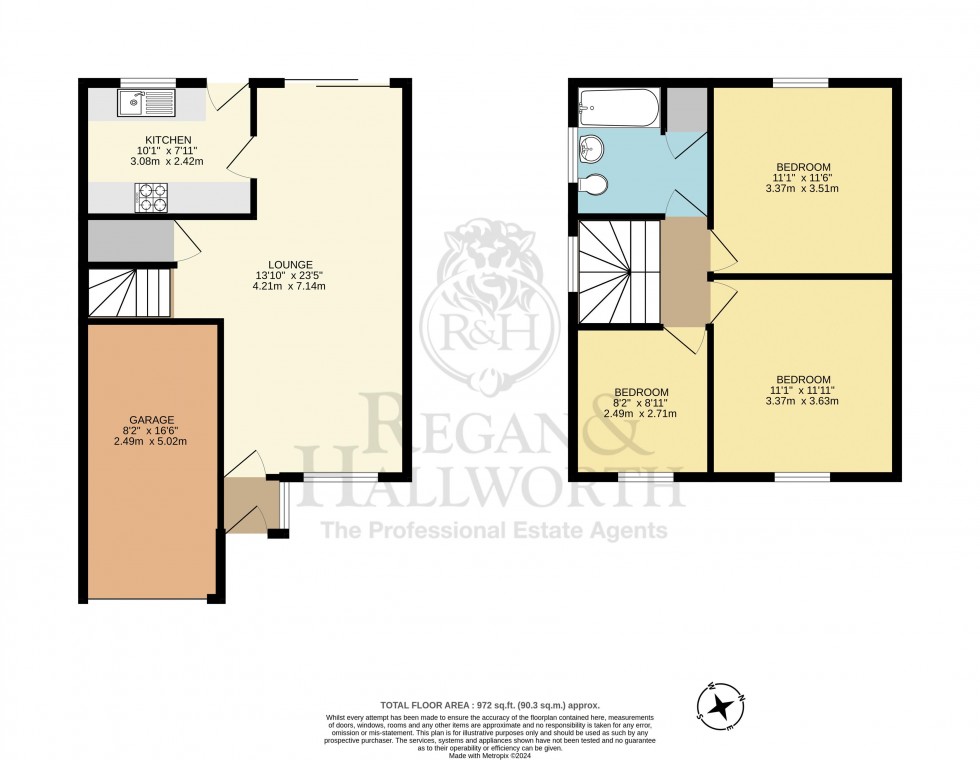 Floorplan for Colerne Way, Winstanley, WN3 6HS