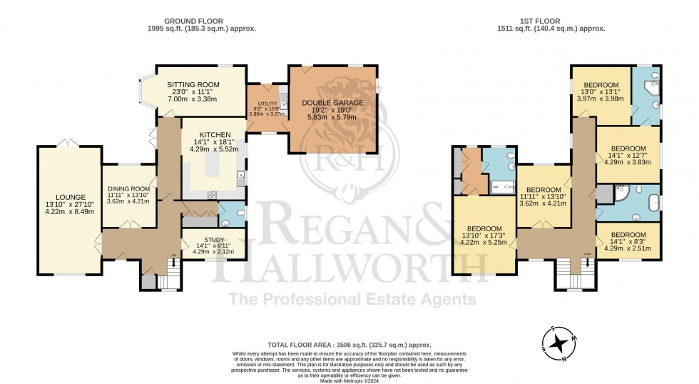 Floorplan for Longshaw Close, Rufford, L40 1XD