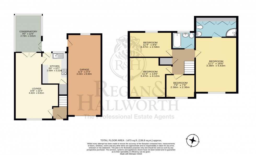 Floorplan for Dalecrest, Billinge, WN5 7JZ