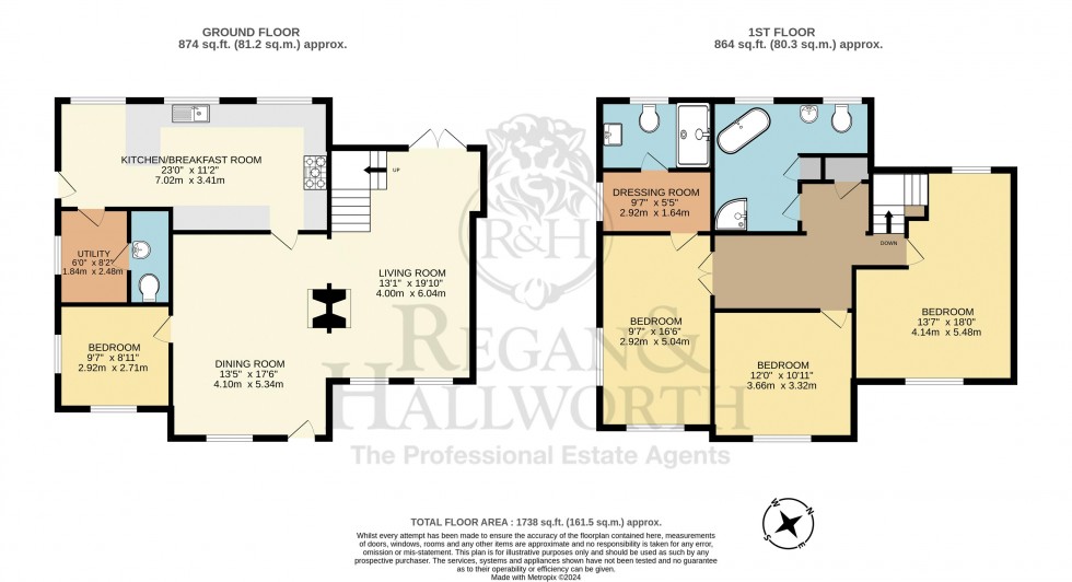 Floorplan for Main Street, Billinge, WN5 7HD