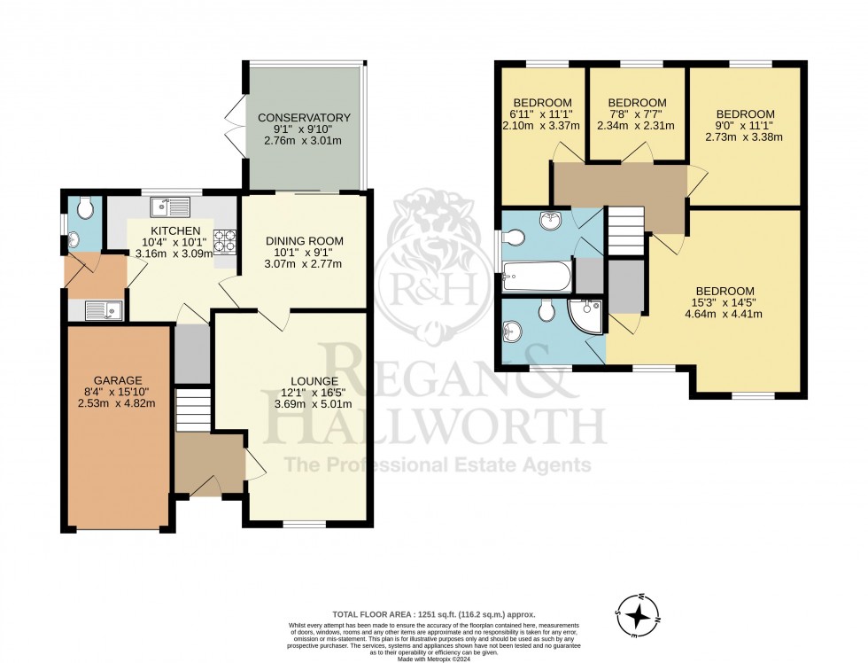 Floorplan for Cherwell Close, Aspull, WN2 1ZD