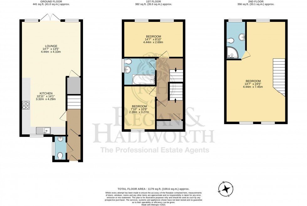 Floorplan for Haigh Road, Aspull, WN2 1YA