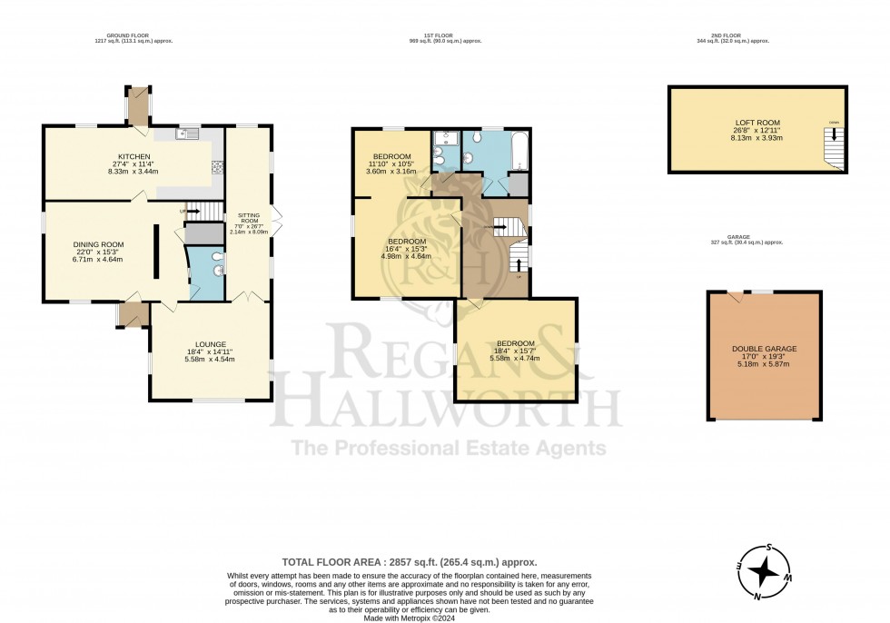 Floorplan for Hallbridge Farmhouse, Dingle Road, Upholland, WN8 0EN