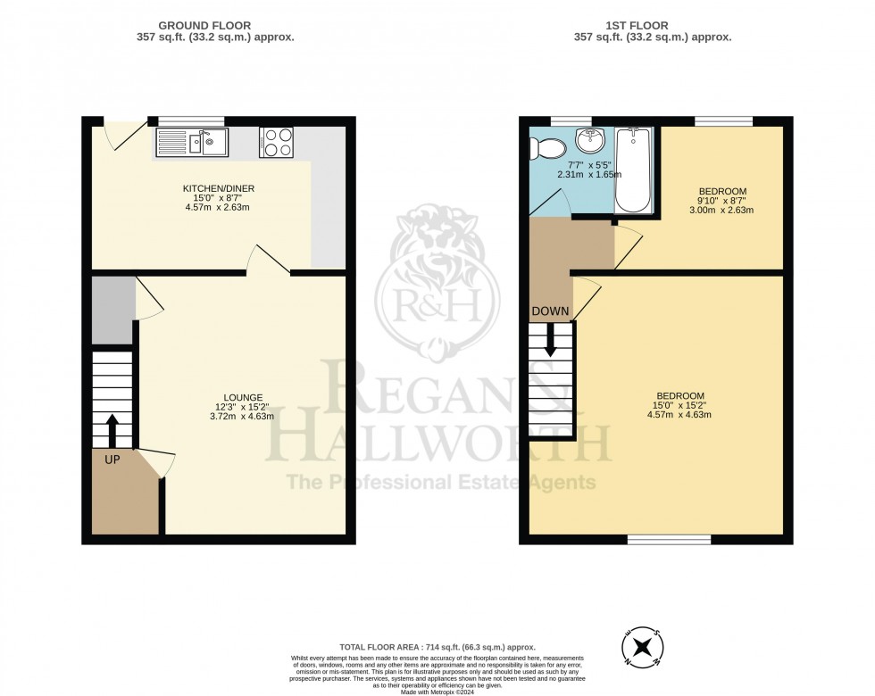 Floorplan for Moor Road, Orrell, WN5 8ND