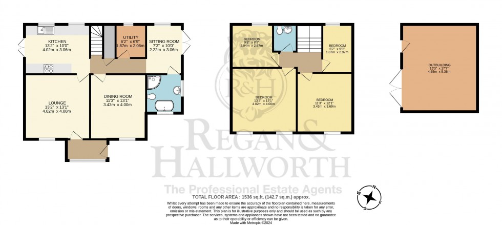 Floorplan for The Old Smithy, Ormskirk Road, Upholland, WN8 0AA