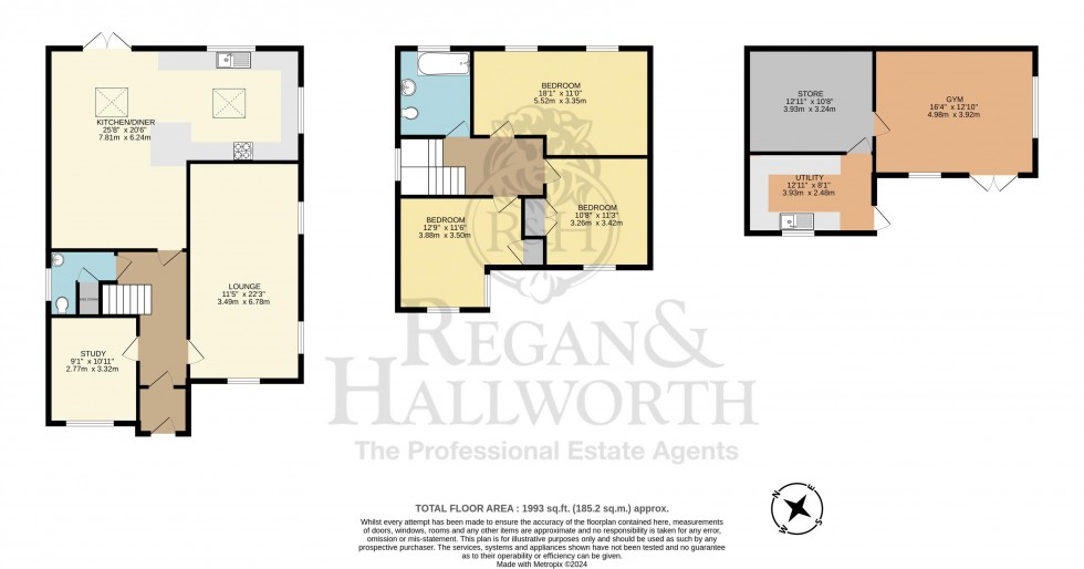 Floorplan for Mossy Lea Road, Wrightington, WN6 9SB