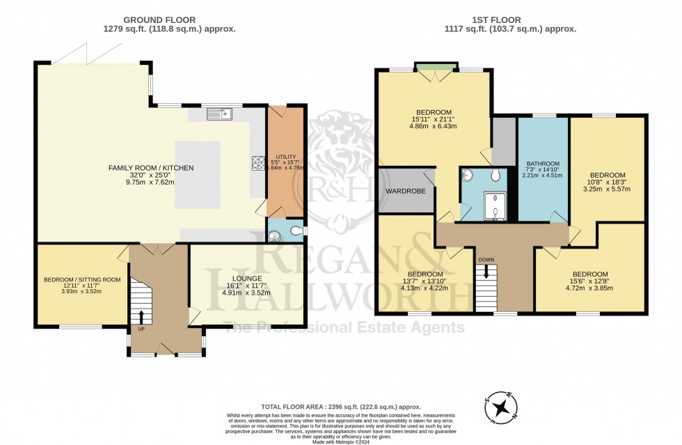 Floorplan for Appley Lane North, Appley Bridge, WN6 9DS