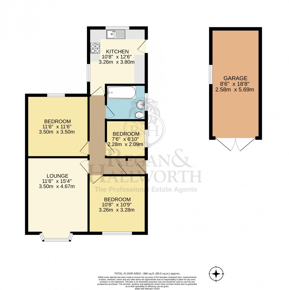 Floorplan for Chimes Road, Ashton-In-Makerfield, WN4 0LA