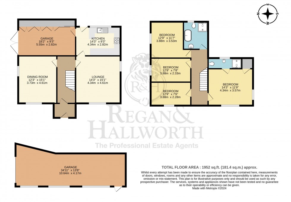 Floorplan for Upholland Road, Billinge, WN5 7DH