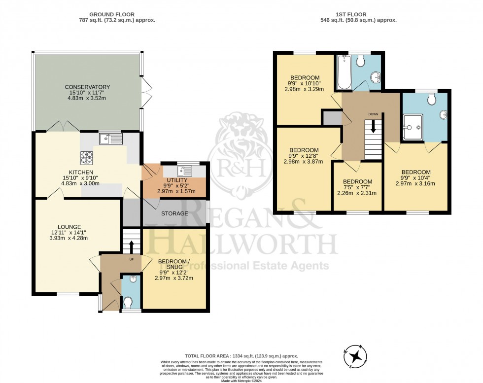 Floorplan for Shellingford Close, Appley Bridge, WN6 8DN