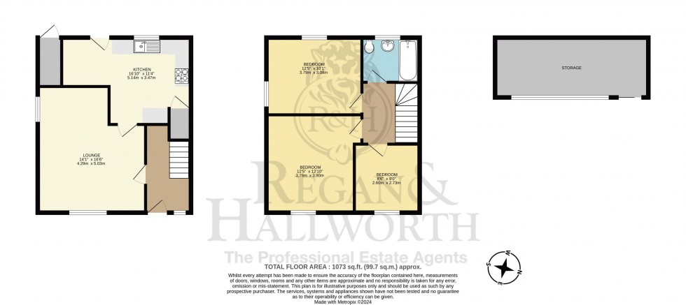 Floorplan for Balcarres Road, Aspull, WN2 1SB