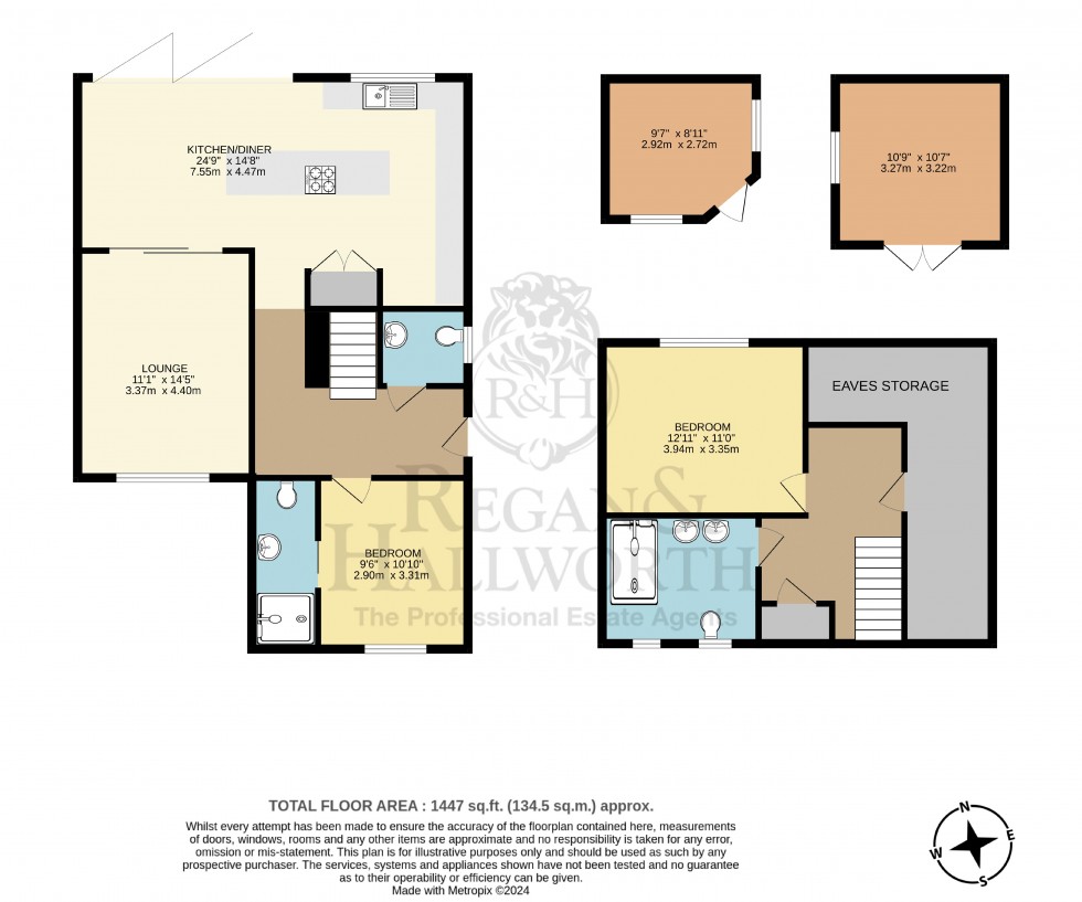 Floorplan for Woodland Avenue, Hindley Green, WN2 4PP