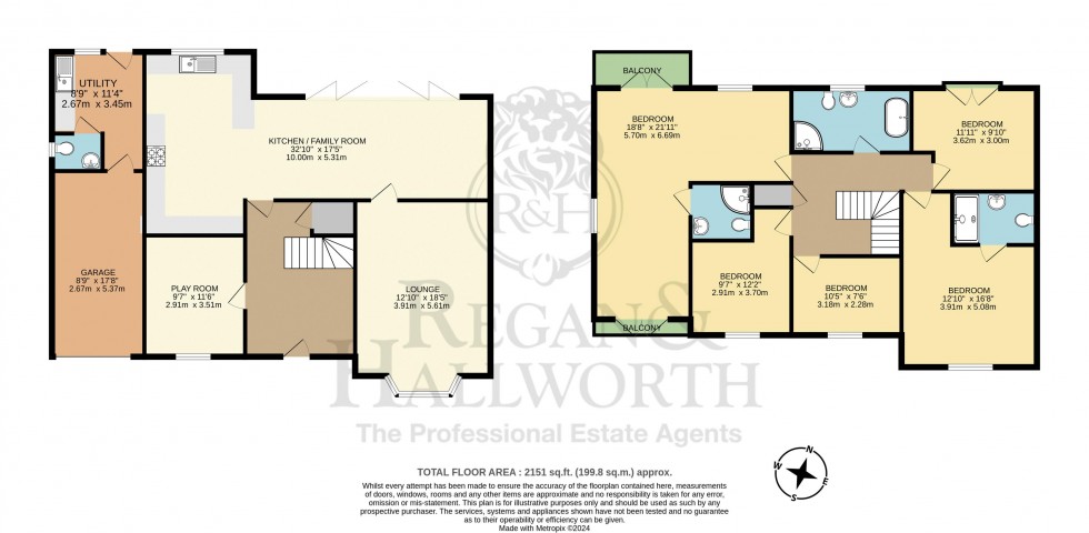 Floorplan for Marylebone Place, Marylebone, WN1 2NS