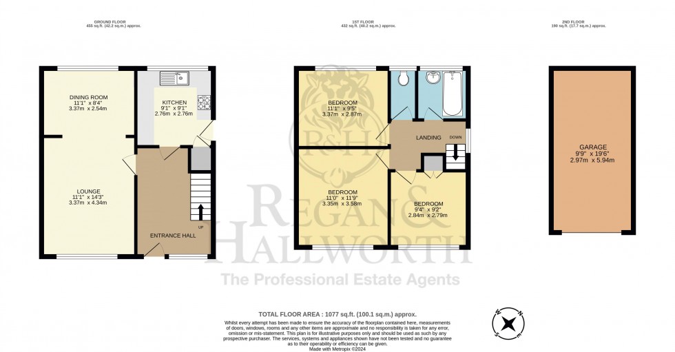 Floorplan for Balniel Walk, Whelley, WN1 3UU