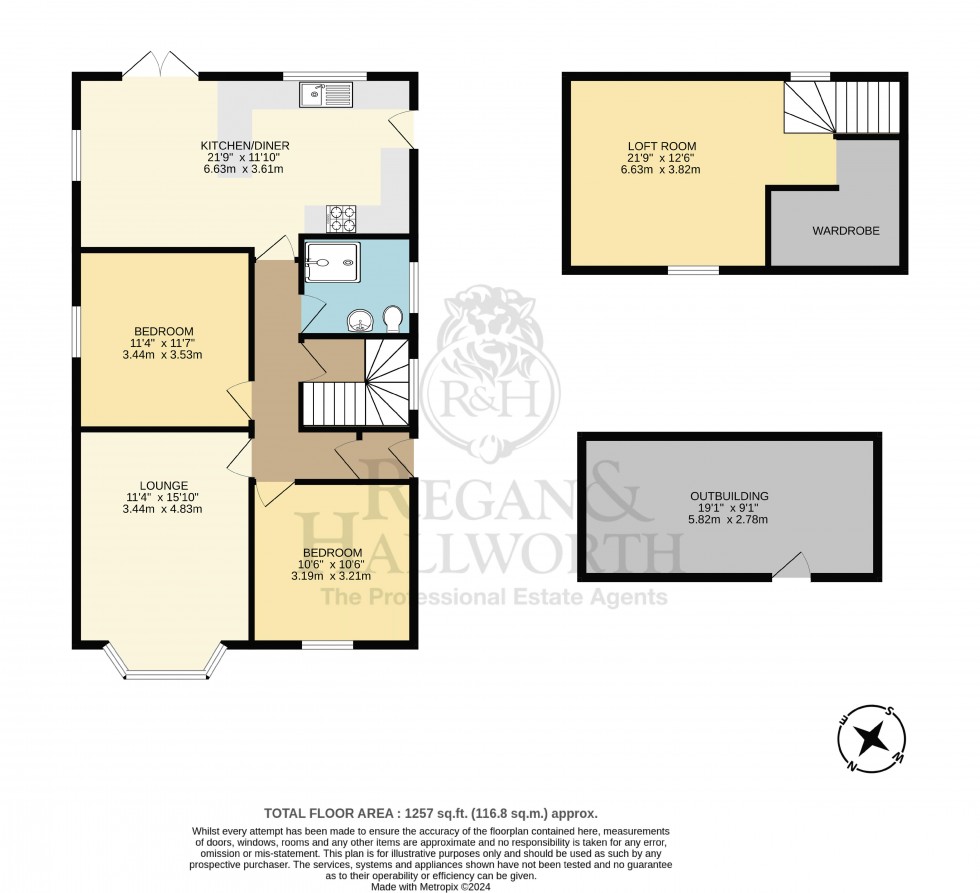 Floorplan for Soughers Lane, Ashton-In-Makerfield, WN4 0JT