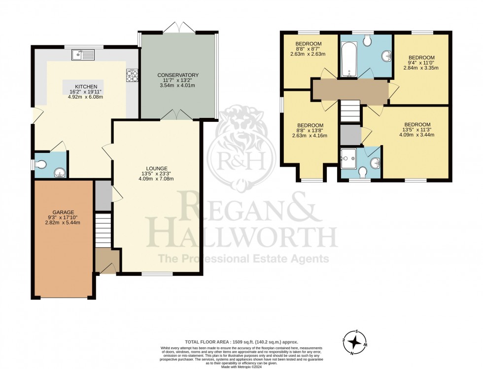 Floorplan for Castlemere Close, Winstanley, WN3 6NA