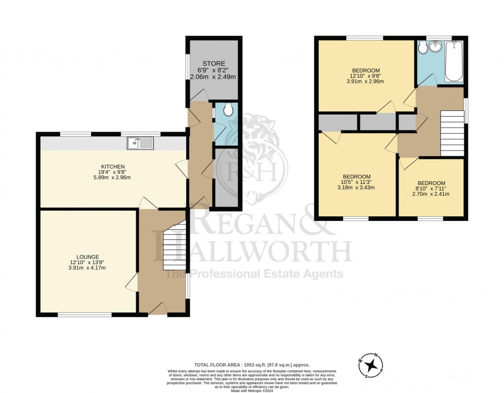 Floorplan for Helvellyn Road, Wigan, WN5 9UP