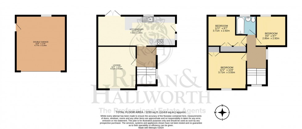 Floorplan for Lamberhead Road, Pemberton, WN5 9TU