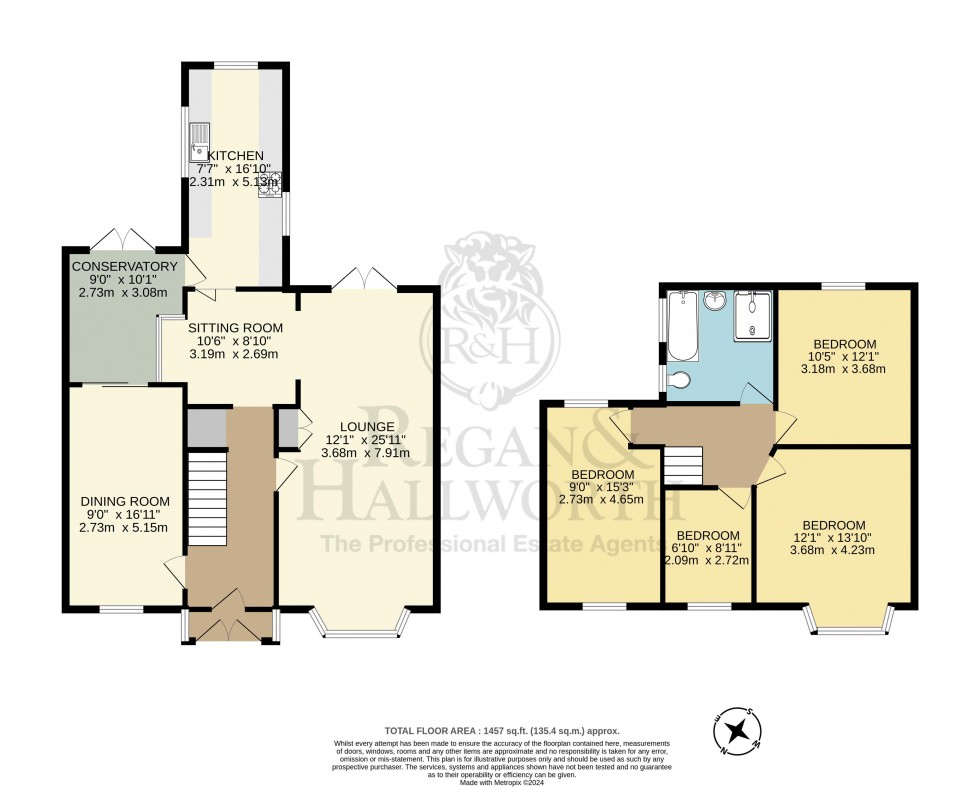 Floorplan for Pemberton Road, Winstanley, WN3 6DA