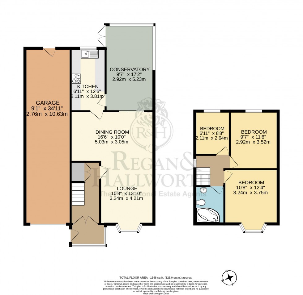 Floorplan for Hillside Close, Billinge, WN5 7PJ