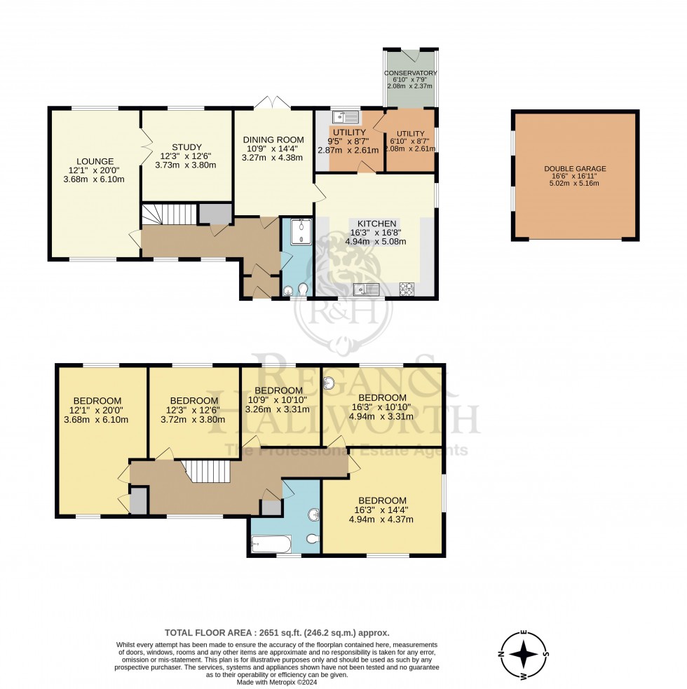 Floorplan for St. Marys Avenue, Billinge, WN5 7QL