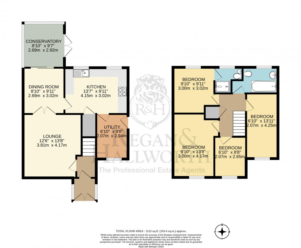 Floorplan for Watermede, Billinge, WN5 7BE