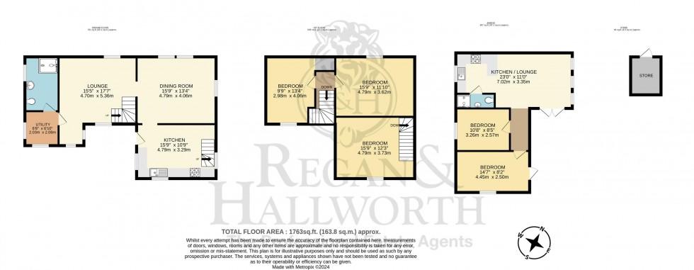 Floorplan for Tudor Lodge, 11-12 Culmington, Ludlow, SY8 2DB