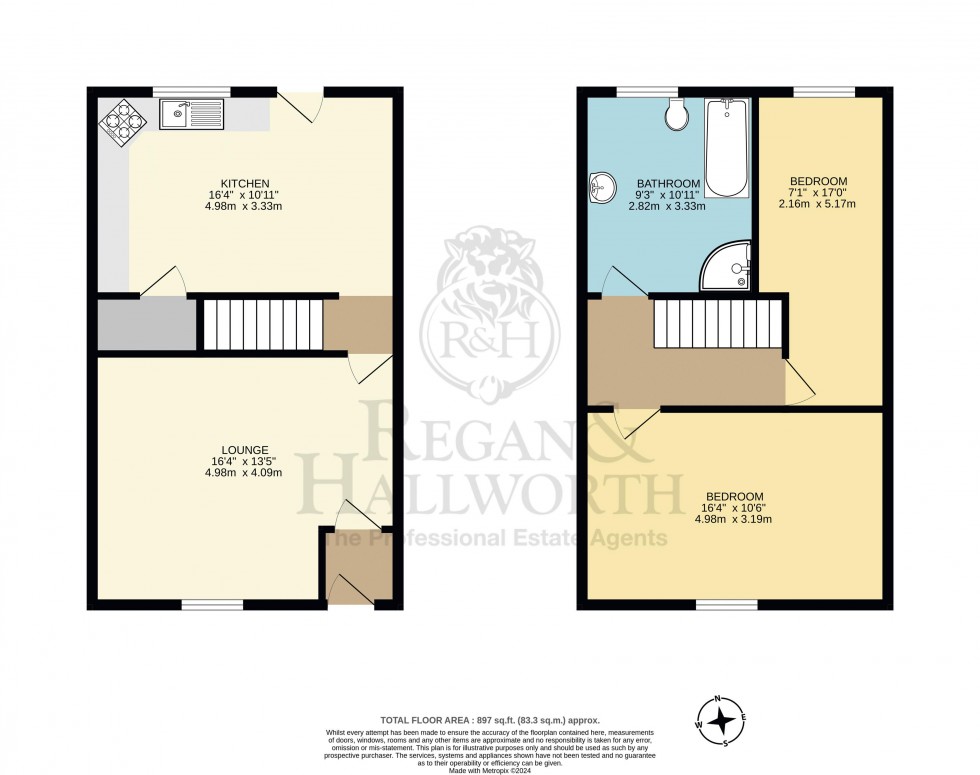 Floorplan for Wigan Road, Hindley, WN2 3BU