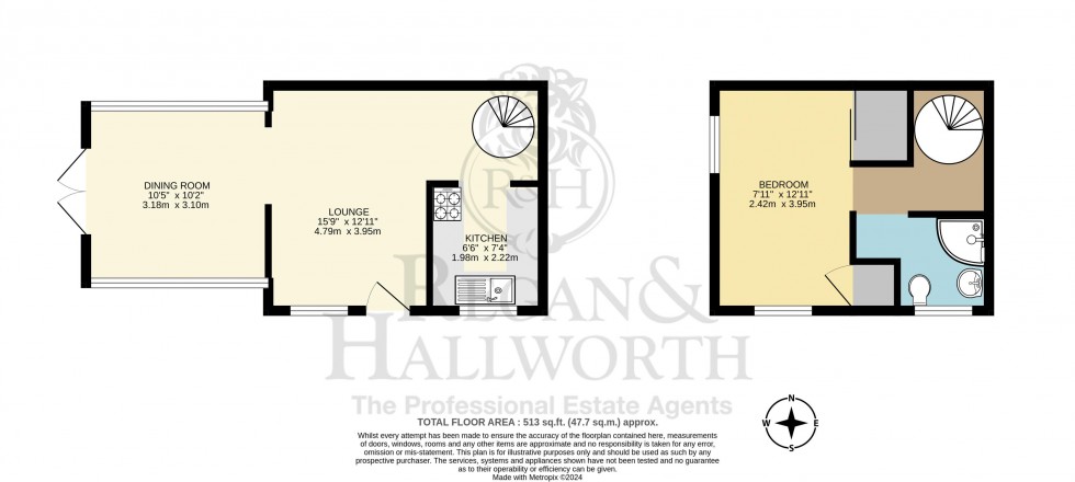 Floorplan for Hillbeck Crescent, Garswood, WN4 0RP