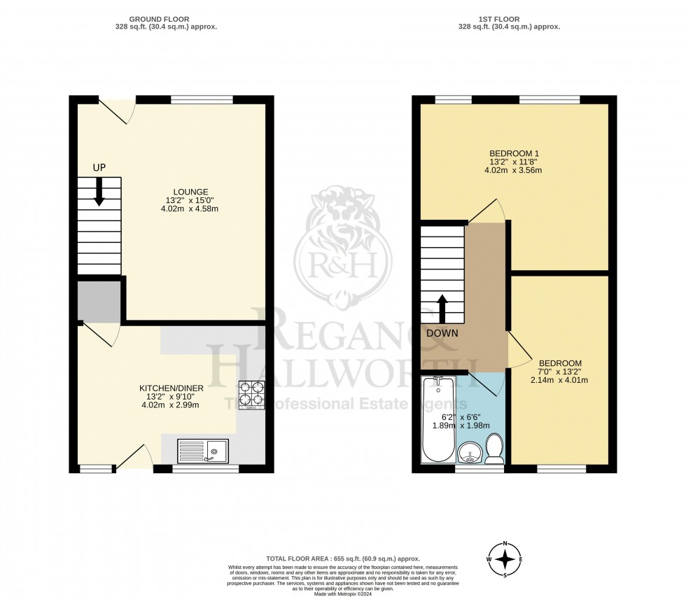 Floorplan for Hill Street, Hindley, WN2 2RA