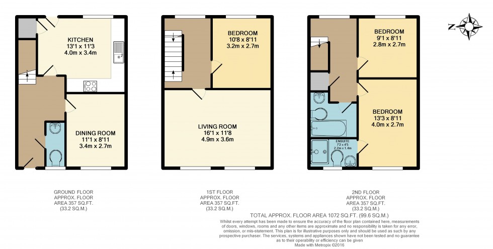 Floorplan for Trevore Drive, Standish, WN1 2TT